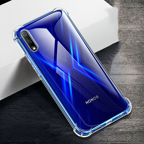 Custodia Silicone Trasparente Ultra Sottile Morbida T06 per Huawei Honor 9X Chiaro