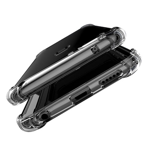 Custodia Silicone Trasparente Ultra Sottile Morbida T06 per Huawei Mate 20 Lite Chiaro
