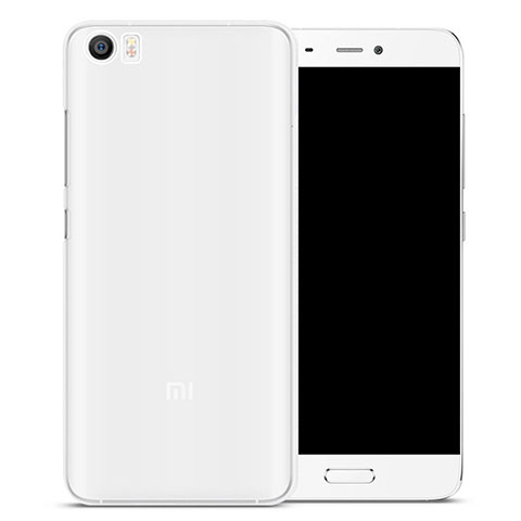 Custodia Silicone Trasparente Ultra Sottile Morbida T06 per Xiaomi Mi 5 Chiaro