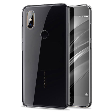 Custodia Silicone Trasparente Ultra Sottile Morbida T06 per Xiaomi Mi 6X Chiaro