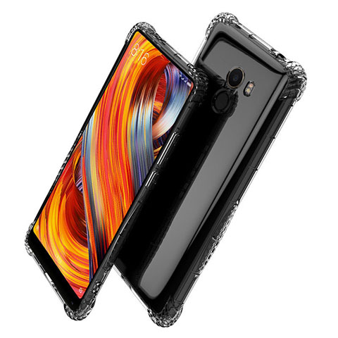 Custodia Silicone Trasparente Ultra Sottile Morbida T06 per Xiaomi Mi Mix Evo Chiaro