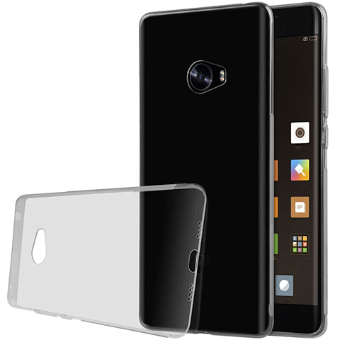 Custodia Silicone Trasparente Ultra Sottile Morbida T07 per Xiaomi Mi Note 2 Grigio