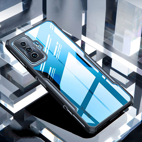 Custodia Silicone Trasparente Ultra Sottile Morbida T07 per Xiaomi Redmi K50 Gaming 5G Nero