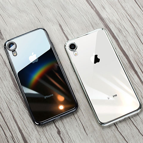 Custodia Silicone Trasparente Ultra Sottile Morbida T08 per Apple iPhone XR Chiaro
