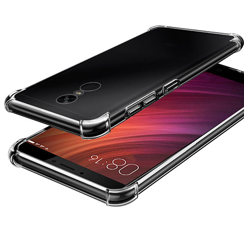 Custodia Silicone Trasparente Ultra Sottile Morbida T08 per Xiaomi Redmi Note 4 Chiaro