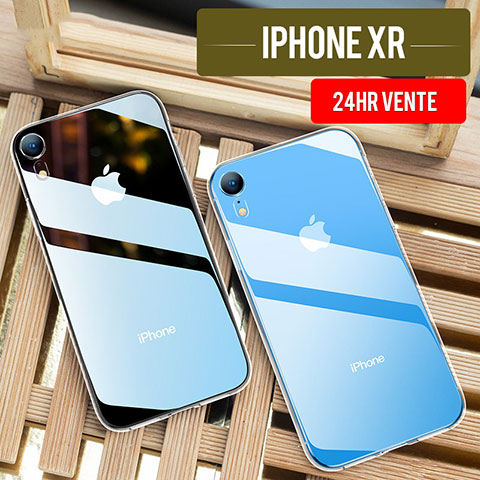 Custodia Silicone Trasparente Ultra Sottile Morbida T09 per Apple iPhone XR Chiaro
