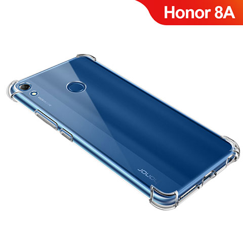 Custodia Silicone Trasparente Ultra Sottile Morbida T09 per Huawei Y6 Prime (2019) Chiaro