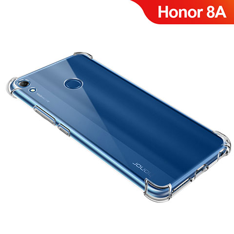 Custodia Silicone Trasparente Ultra Sottile Morbida T09 per Huawei Y6 Pro (2019) Chiaro