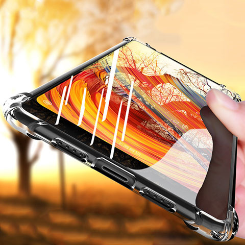 Custodia Silicone Trasparente Ultra Sottile Morbida T09 per Xiaomi Mi Mix Evo Chiaro
