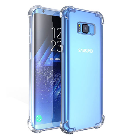 Custodia Silicone Trasparente Ultra Sottile Morbida T11 per Samsung Galaxy S8 Plus Chiaro