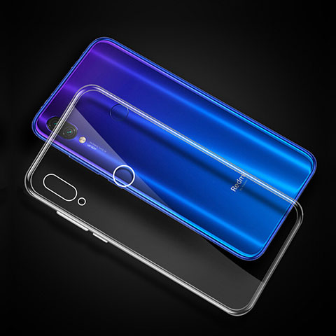 Custodia Silicone Trasparente Ultra Sottile Morbida T11 per Xiaomi Redmi Note 7 Pro Chiaro