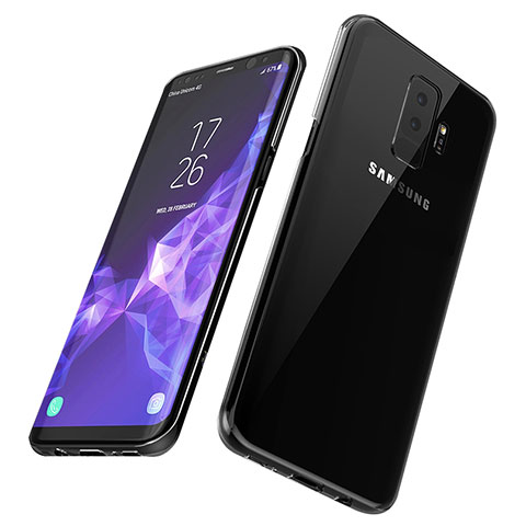 Custodia Silicone Trasparente Ultra Sottile Morbida T14 per Samsung Galaxy S9 Plus Chiaro