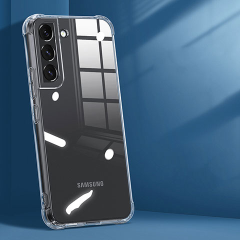 Custodia Silicone Trasparente Ultra Sottile Morbida T15 per Samsung Galaxy S24 5G Chiaro