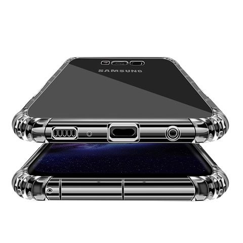 Custodia Silicone Trasparente Ultra Sottile Morbida T16 per Samsung Galaxy S8 Chiaro