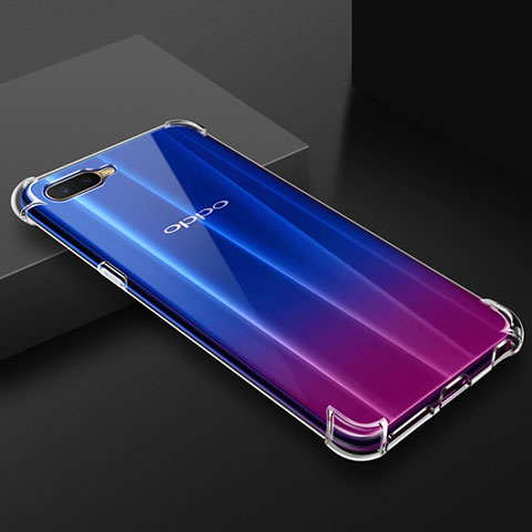 Custodia Silicone Trasparente Ultra Sottile Morbida Z01 per Oppo RX17 Neo Chiaro