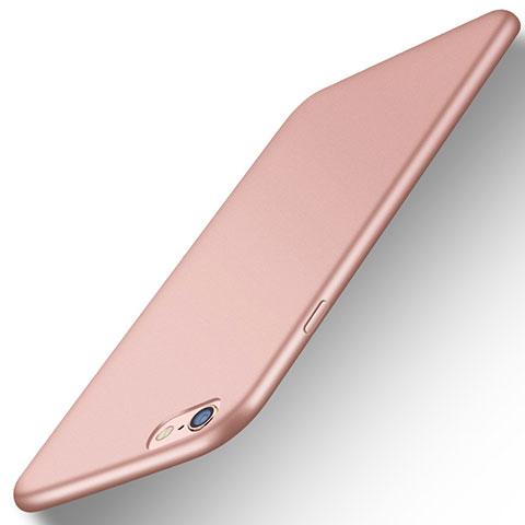 Custodia Silicone Ultra Sottile Cover Morbida U06 per Apple iPhone 6S Plus Oro Rosa