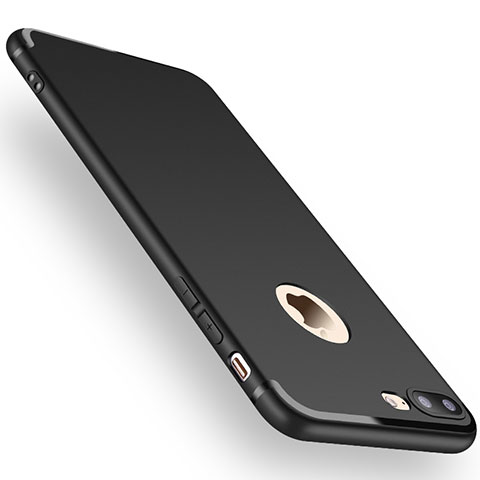 Custodia Silicone Ultra Sottile Cover Morbida Z15 per Apple iPhone 8 Plus Nero
