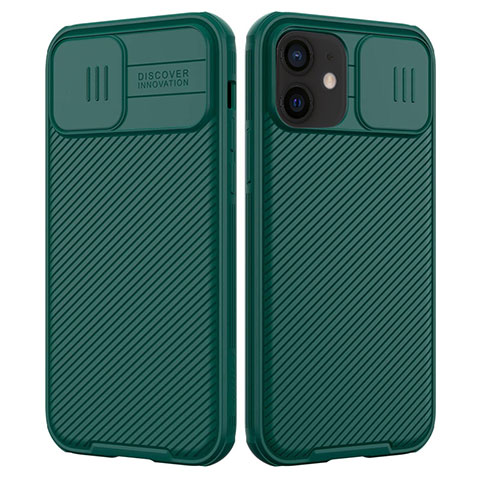 Custodia Silicone Ultra Sottile Morbida 360 Gradi Cover C01 per Apple iPhone 12 Mini Verde