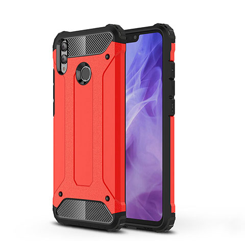 Custodia Silicone Ultra Sottile Morbida 360 Gradi Cover C01 per Huawei Honor V10 Lite Rosso