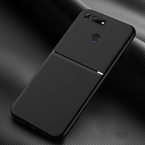 Custodia Silicone Ultra Sottile Morbida 360 Gradi Cover C01 per Huawei Honor V20 Nero