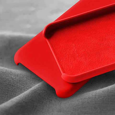 Custodia Silicone Ultra Sottile Morbida 360 Gradi Cover C01 per Huawei P30 Lite New Edition Rosso
