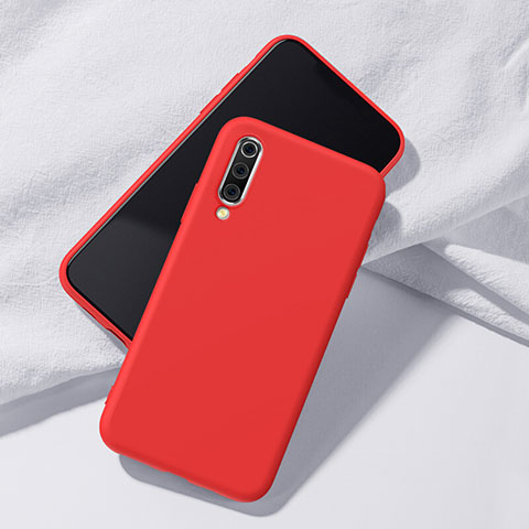 Custodia Silicone Ultra Sottile Morbida 360 Gradi Cover C01 per Samsung Galaxy A70 Rosso