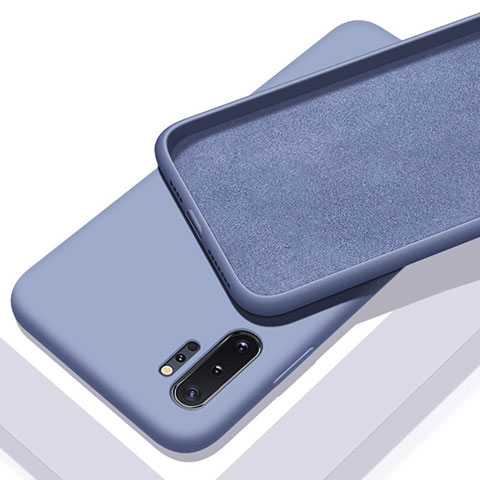 Custodia Silicone Ultra Sottile Morbida 360 Gradi Cover C01 per Samsung Galaxy Note 10 Plus Viola