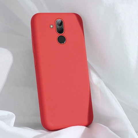 Custodia Silicone Ultra Sottile Morbida 360 Gradi Cover C02 per Huawei Mate 20 Lite Rosso
