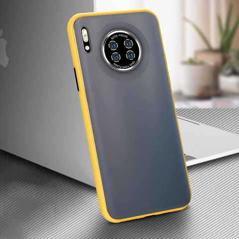 Custodia Silicone Ultra Sottile Morbida 360 Gradi Cover C02 per Huawei Mate 30 Pro 5G Giallo