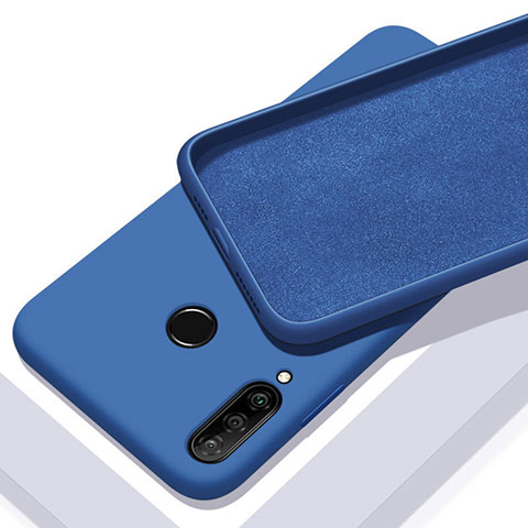 Custodia Silicone Ultra Sottile Morbida 360 Gradi Cover C02 per Huawei P30 Lite Blu