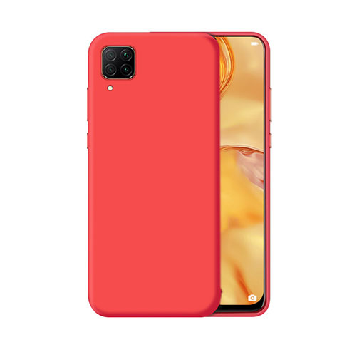 Custodia Silicone Ultra Sottile Morbida 360 Gradi Cover C02 per Huawei P40 Lite Rosso