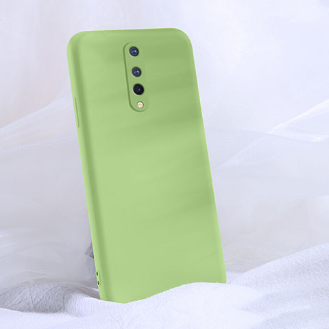 Custodia Silicone Ultra Sottile Morbida 360 Gradi Cover C02 per OnePlus 8 Verde