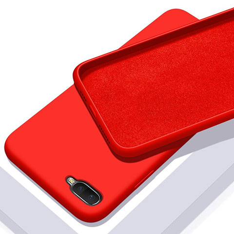 Custodia Silicone Ultra Sottile Morbida 360 Gradi Cover C02 per Oppo K1 Rosso