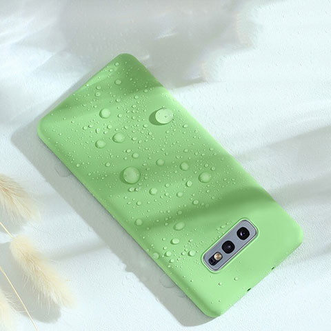 Custodia Silicone Ultra Sottile Morbida 360 Gradi Cover C02 per Samsung Galaxy S10e Verde