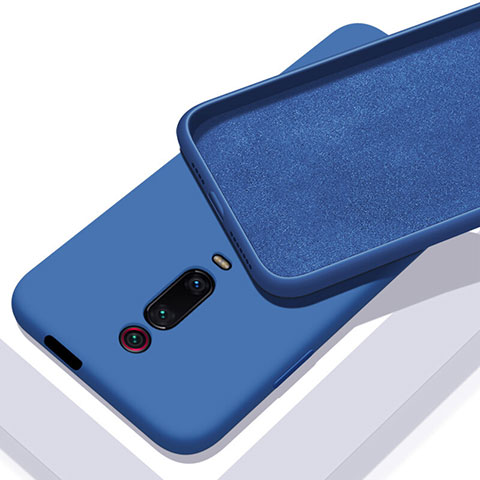 Custodia Silicone Ultra Sottile Morbida 360 Gradi Cover C02 per Xiaomi Mi 9T Blu