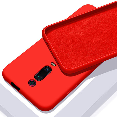 Custodia Silicone Ultra Sottile Morbida 360 Gradi Cover C02 per Xiaomi Mi 9T Rosso