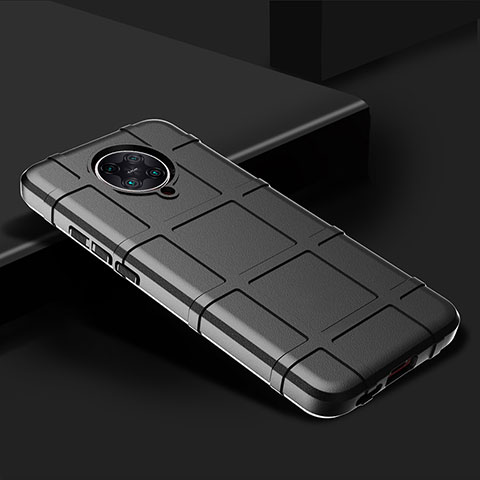 Custodia Silicone Ultra Sottile Morbida 360 Gradi Cover C02 per Xiaomi Poco F2 Pro Nero
