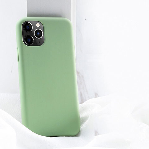Custodia Silicone Ultra Sottile Morbida 360 Gradi Cover C03 per Apple iPhone 11 Pro Max Verde