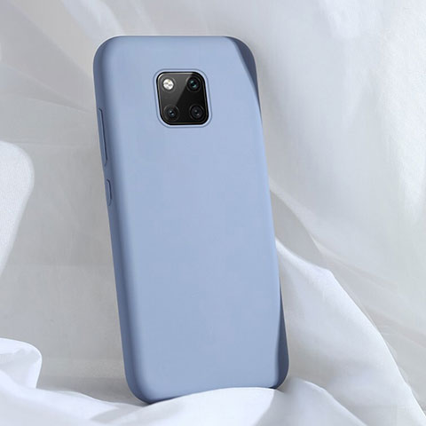 Custodia Silicone Ultra Sottile Morbida 360 Gradi Cover C03 per Huawei Mate 20 Pro Grigio