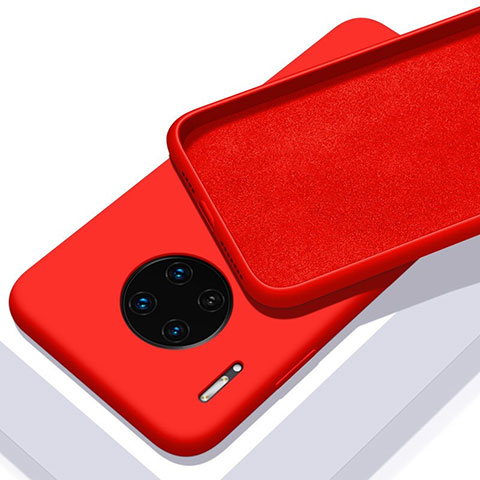 Custodia Silicone Ultra Sottile Morbida 360 Gradi Cover C03 per Huawei Mate 30 Pro Rosso