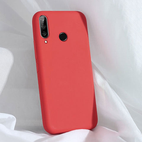 Custodia Silicone Ultra Sottile Morbida 360 Gradi Cover C03 per Huawei Nova 4e Rosso