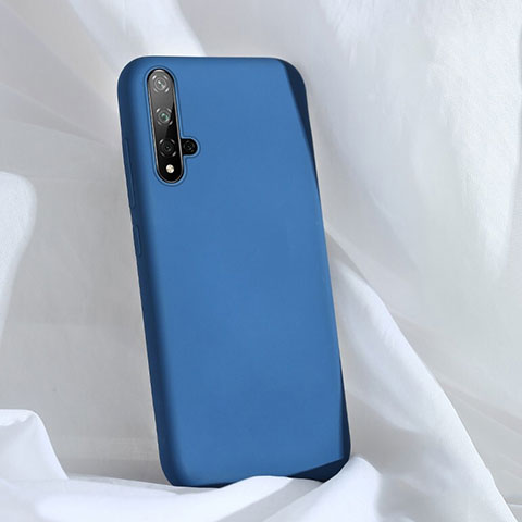 Custodia Silicone Ultra Sottile Morbida 360 Gradi Cover C03 per Huawei Nova 5 Blu