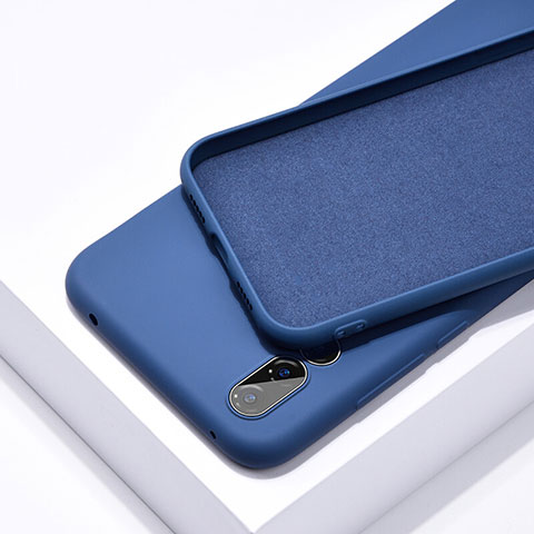 Custodia Silicone Ultra Sottile Morbida 360 Gradi Cover C03 per Huawei P20 Pro Blu