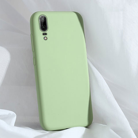 Custodia Silicone Ultra Sottile Morbida 360 Gradi Cover C03 per Huawei P20 Verde