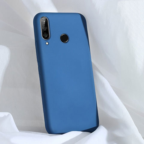 Custodia Silicone Ultra Sottile Morbida 360 Gradi Cover C03 per Huawei P30 Lite Blu