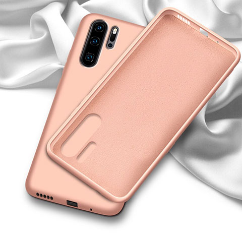 Custodia Silicone Ultra Sottile Morbida 360 Gradi Cover C03 per Huawei P30 Pro Arancione