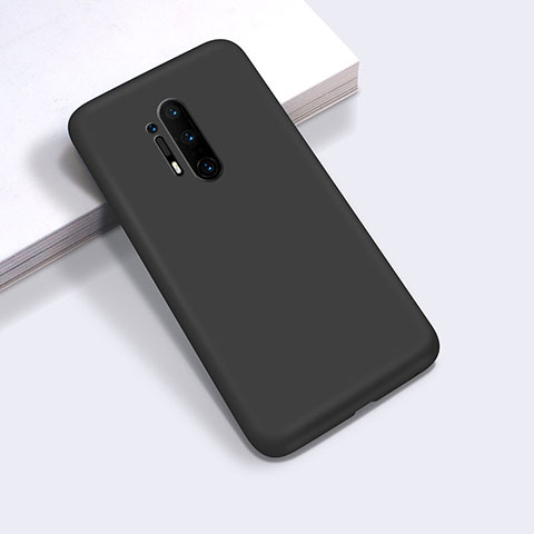 Custodia Silicone Ultra Sottile Morbida 360 Gradi Cover C03 per OnePlus 8 Pro Nero