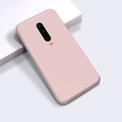 Custodia Silicone Ultra Sottile Morbida 360 Gradi Cover C03 per OnePlus 8 Rosa