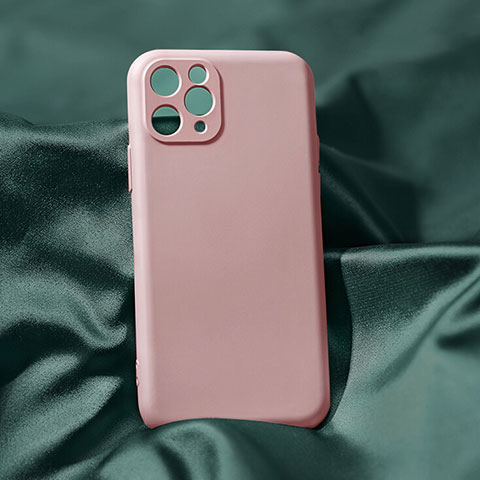 Custodia Silicone Ultra Sottile Morbida 360 Gradi Cover C04 per Apple iPhone 11 Pro Max Rosa