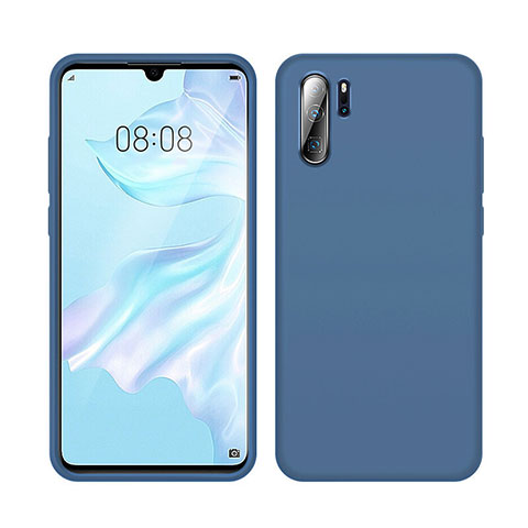 Custodia Silicone Ultra Sottile Morbida 360 Gradi Cover C04 per Huawei P30 Pro Blu